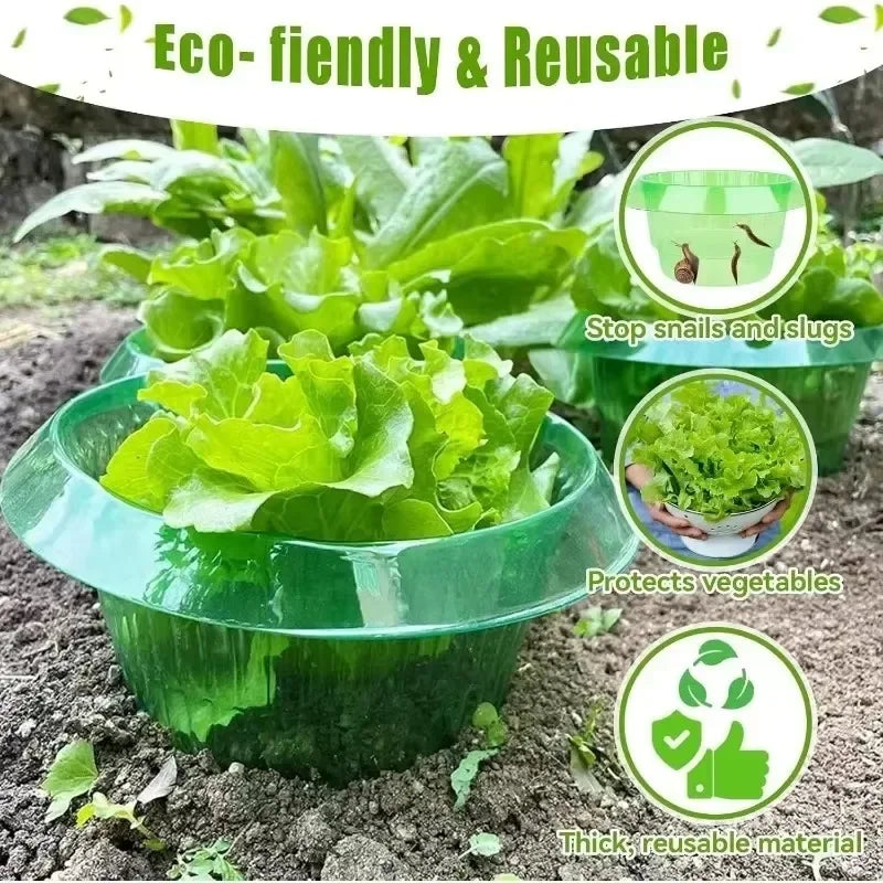 1/10pcs Slug Collars Snail Garden Cloches For Plant Vegetable Reusable Agricultural Plant Plastic Protection Covers Pest Control