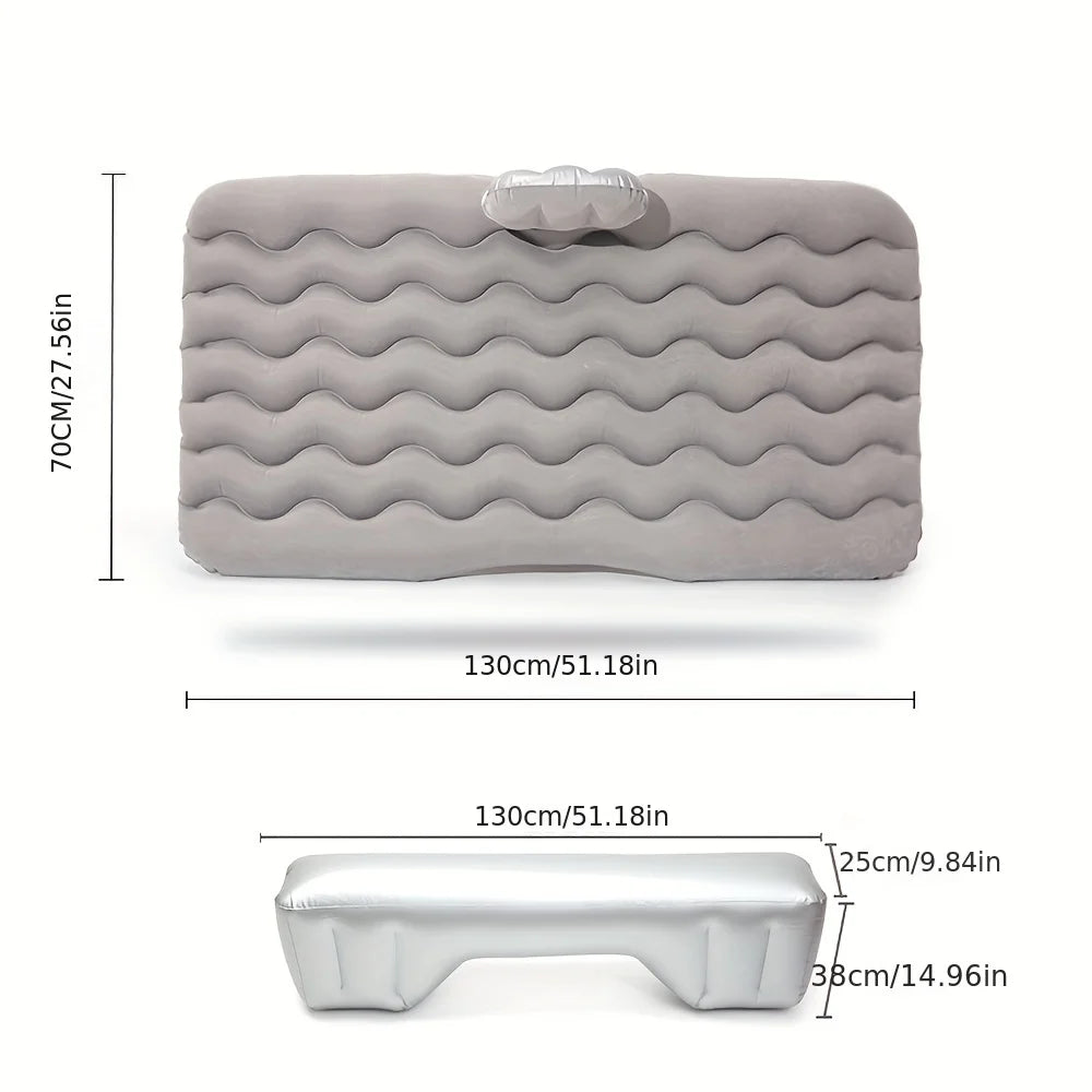 Universal Car Inflatable Travel Mattress | Back Seat Air Bed for Camping & Travel