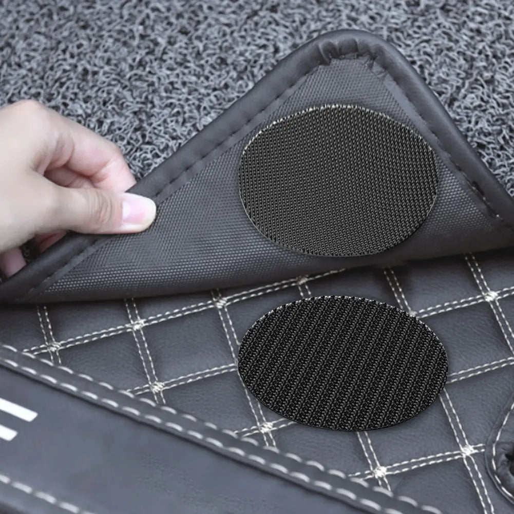 2Pcs Mats Grip Tape Sticker Double Faced Car Carpet Corner Stickers High Adhesive Carpet Fixing Stickers for Car Floor Mat