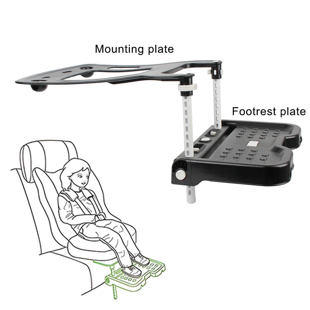 Baby & Kids Car Seat Foot Pedal Holder | Adjustable Support for Long Rides
