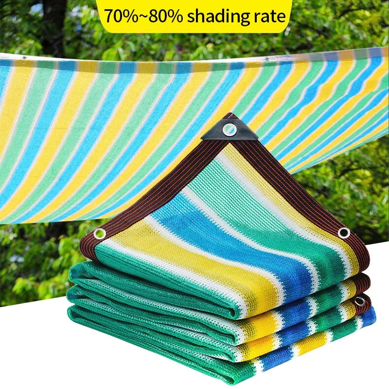 Outdoor Awnings Sunshade Sail Garden Canopi For Terrace Car Canvas Awning Rectangle Pool Sun-Shelter Sunshade Sail Sunshade Mesh