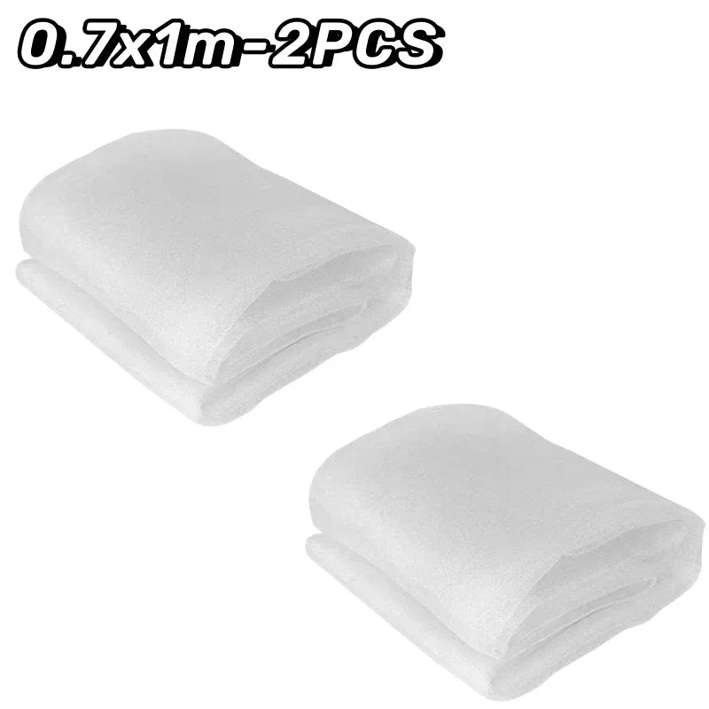 Large Fruit Tree Netting with Zip and Drawstring Garden Insect Screen Transparent Bird Plant Barrier Screen