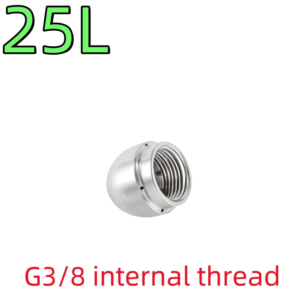 G3/8 Internal Thread Sewer Cleaning Nozzle Pipeline Dredging Tool High Pressure Cleaning Machine Nozzle Stainless steel Material