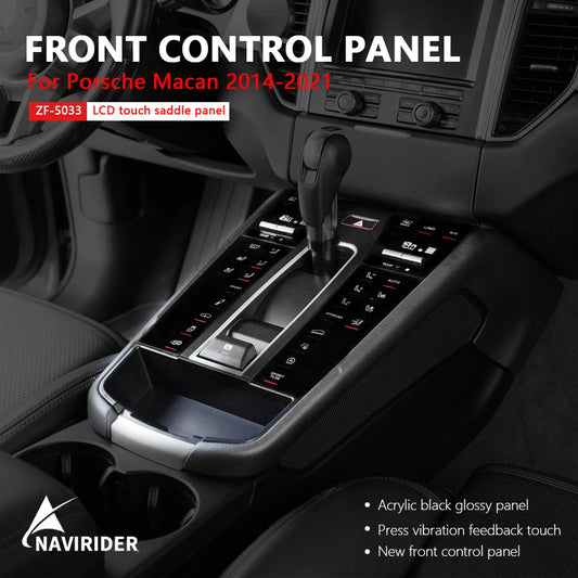For Porsche Macan 2014-2021 (95B.1 /95B.2) LCD Touch Panel Car Center Console Gear Shift Panel Interior Decorative Accessories