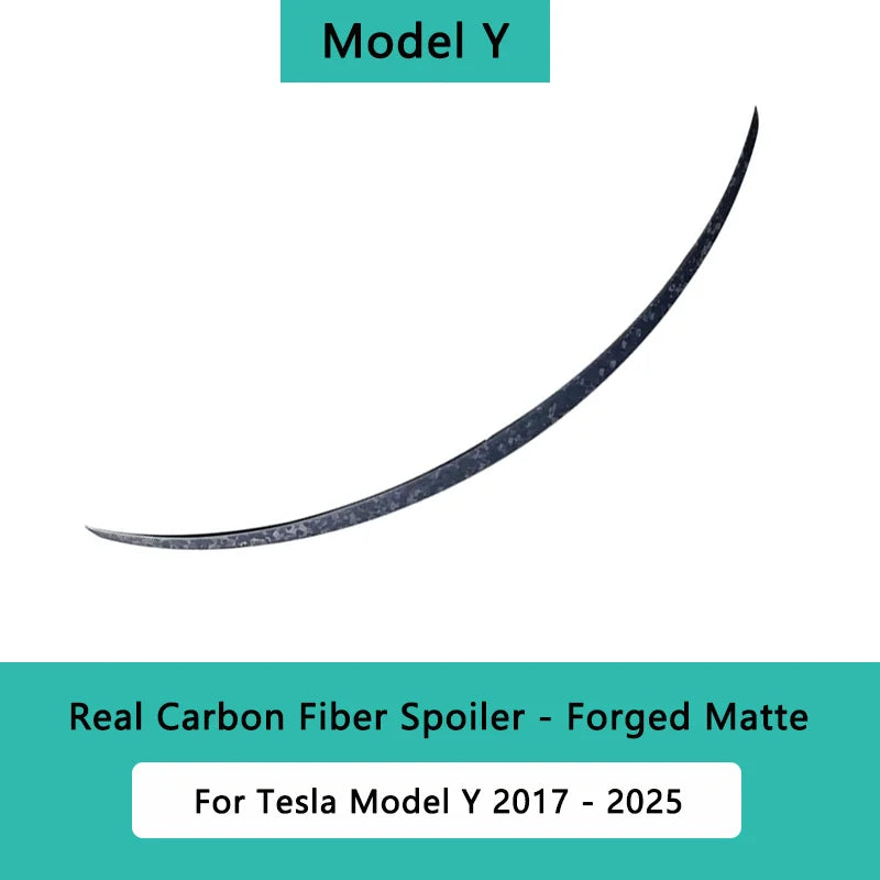 For Tesla Model 3/Y/S/Highland Spoiler Real Carbon Fiber Original High Performance Auto Trunk Tail Wing Car Exterior Accessories