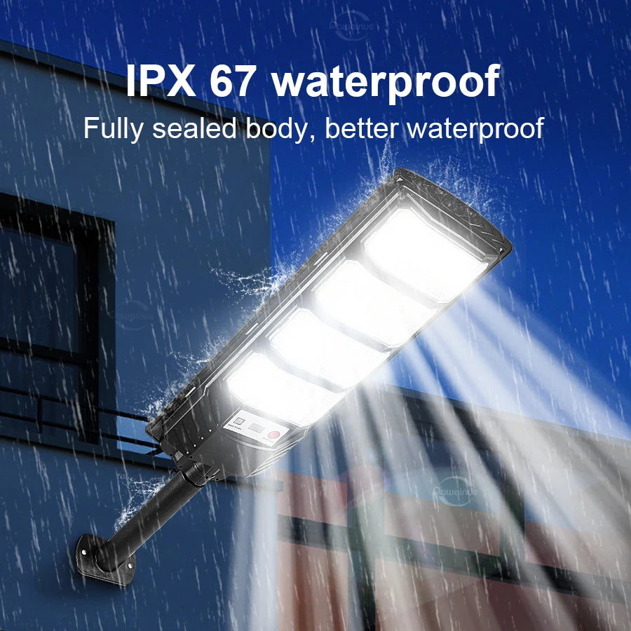2025 Newest 1000 W LED Outdoor Solar Lights Motion Sensor Wall External Solar Lamp Waterproof Sunlight Power Street Garden Light