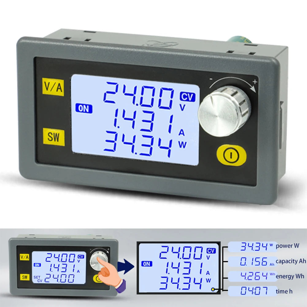 XY-SK35H CNC DC Voltage Constant Current Converter 5-30V To 6-36V 35W/80W 0-5.0A Buck Boost Regulated Power Supply Module