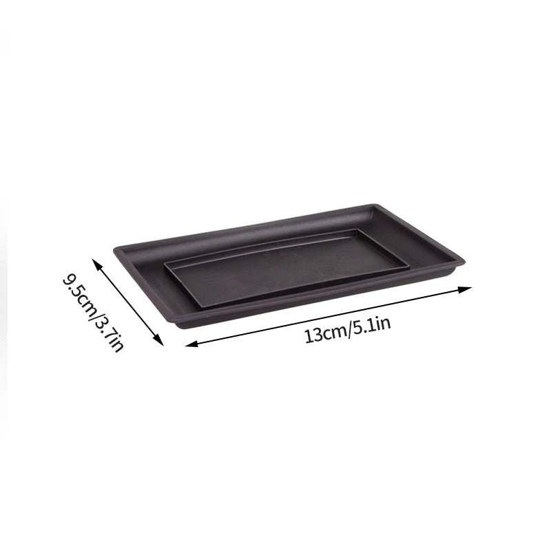 Rectangular Flowerpots Plastic Bonsai Plants Pot Square for Flower Balcony Garden Yard Landscape Bonsai Pot Trays Home Decor