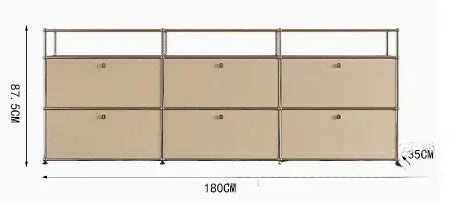 Module Combination Sideboards Cabinet Drawer Living Room Cabinets Side Chest of Drawers Hallway Storage TV Stand Bedroom Cabinet