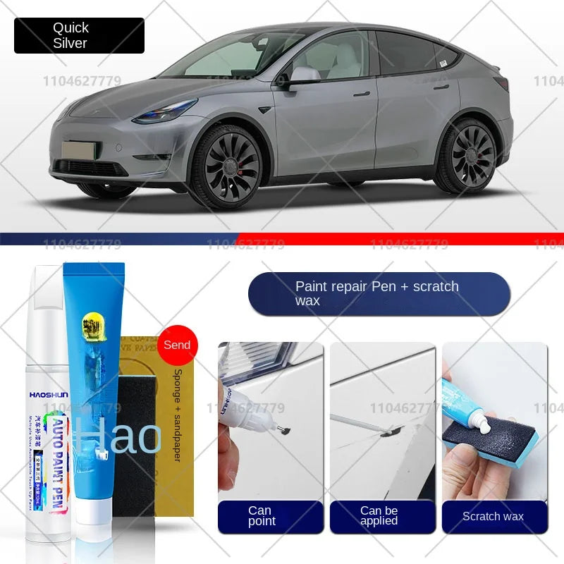 Tesla Car Paint Repair Pen | Touch Up Agent for Model 3, Y, X, S (2012-2025)
