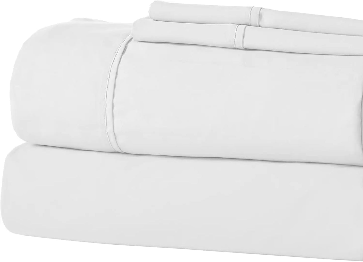4-Piece Bedding Sheets & Pillowcase Set, Printed Extra Soft Deep Pocket Up To 16 Inch Mattress Forever Roses, Bedding Set