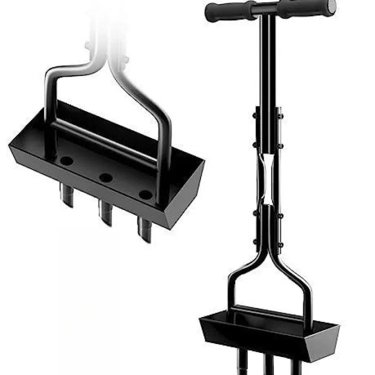 Durable Iron 3-Prong Soil Cultivator, Perfect Gardening Aid Tool for Home Lawn Maintenance and Landscaping Projects