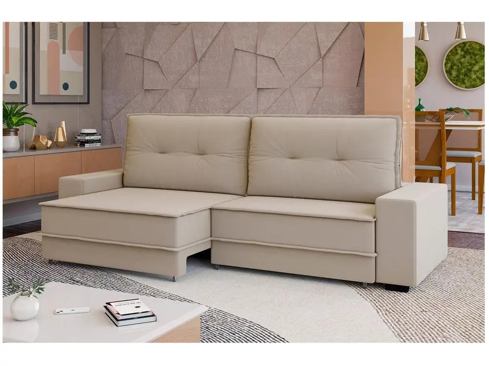 Sofa 4 Places Retractable Recliner Velvet Texas Besthouse