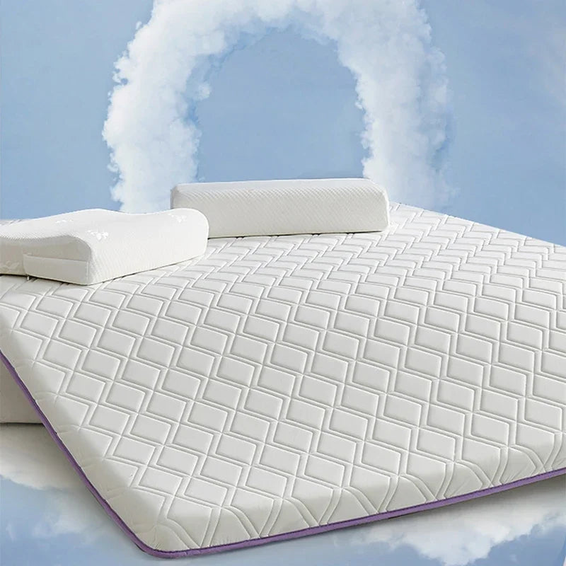 Non-slip Foldable Mattress with Natural Latex Tatami Mat Sleeping on The Floor for Double Single Bed King Queen Size Furniture