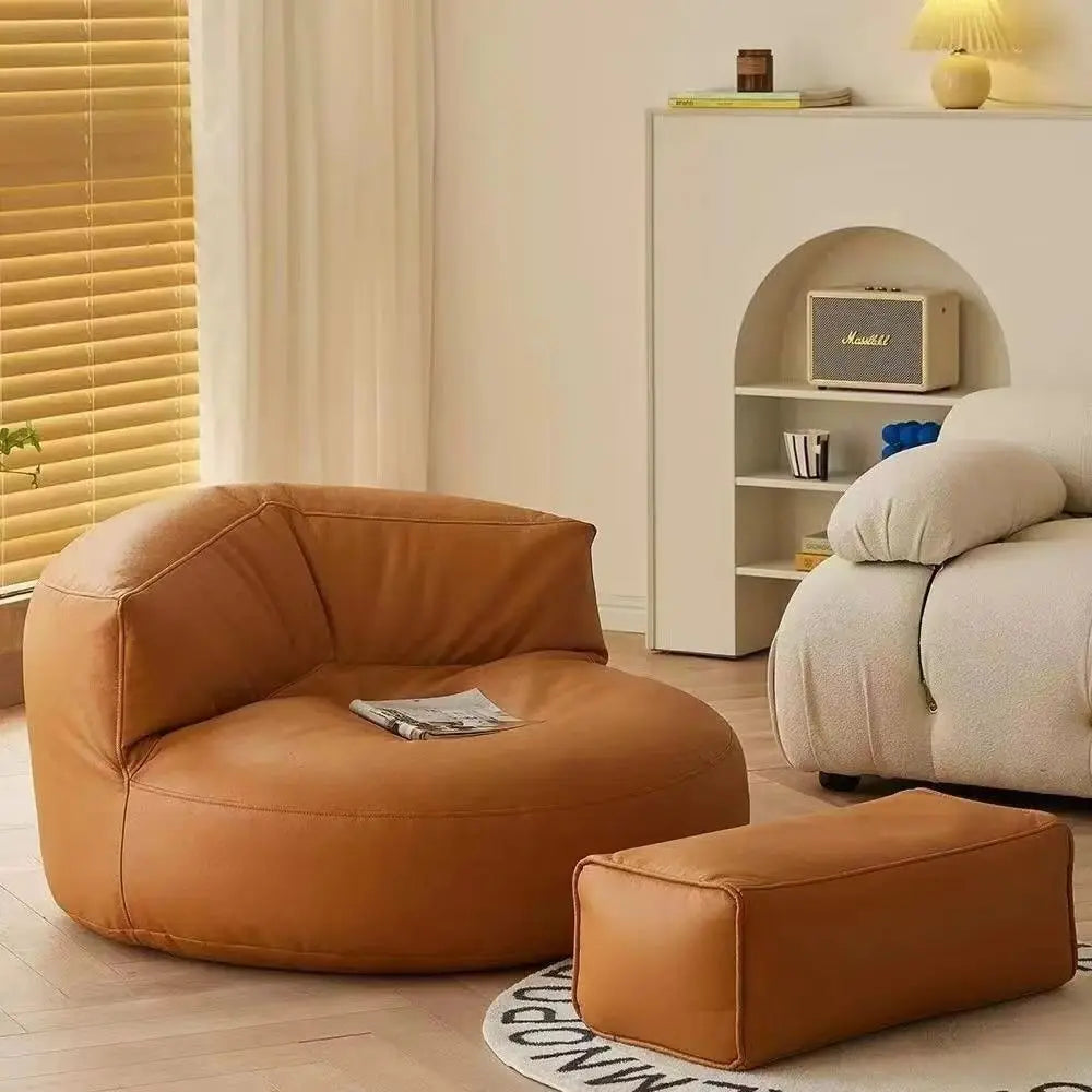 GUIG Lazy Sofa Can Lie In The Family Living Room Balcony Small Apartment Beanbag Tatami Network Red Single Sofa Living Room