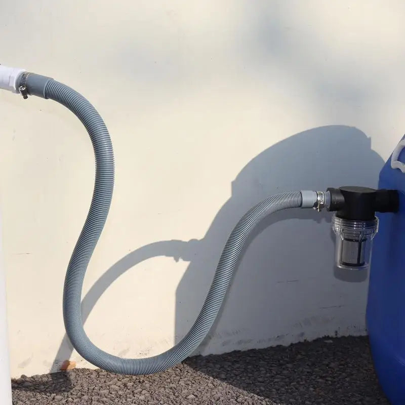 Rain Barrel Connector Kit Roof Rainwater Collector Rain Barrel Diverter With Filter Water Collection Rubber Hose Connection