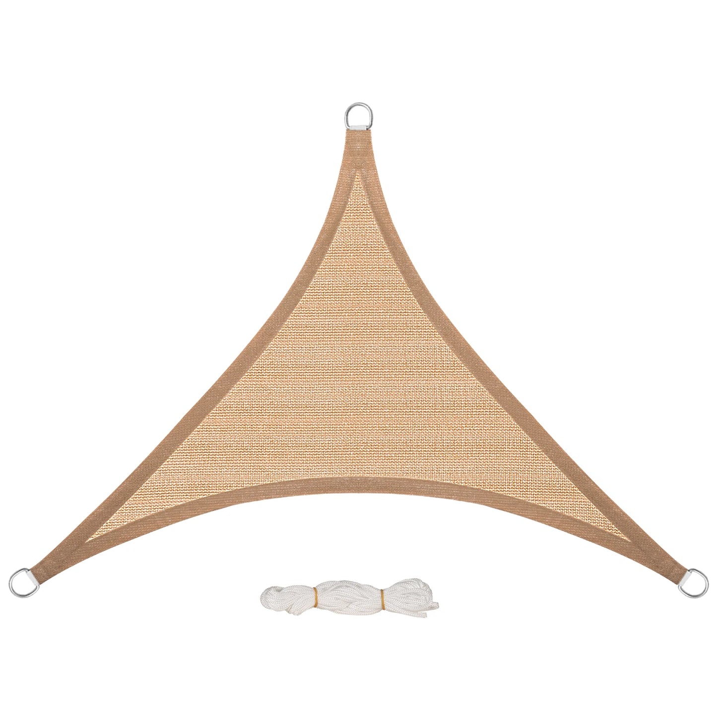 Triangle Awning Shade Sail  UV Protection Breathable Sun Wind Protection HDPE  for Canopy Garden Patio Camping Pool Outdoor