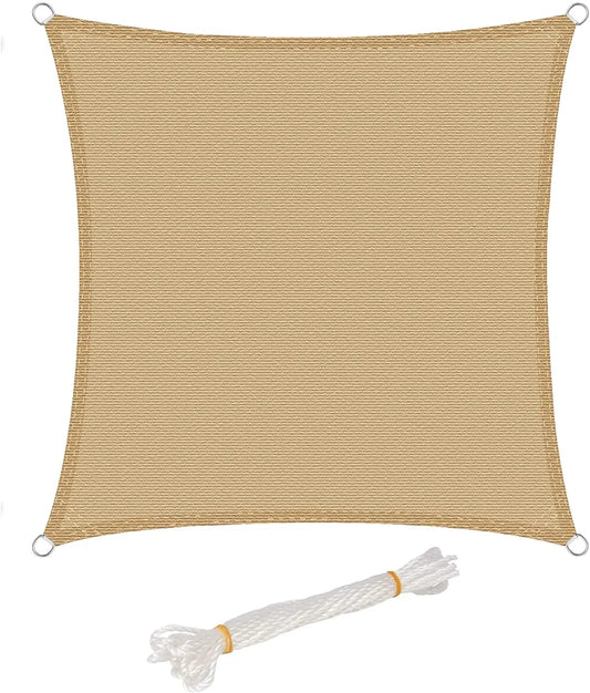 UV Protection Sun Shelter Awning Rectangular Shade Sail Sun Protection HDPE for Patio Garden Camping Outdoor Cover Pool