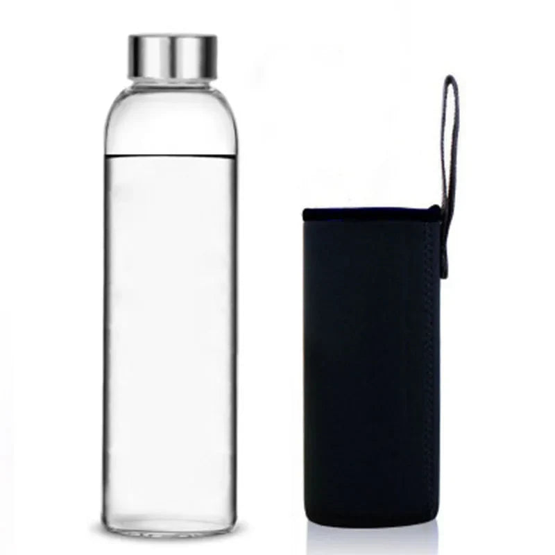 Pure Hydration Anywhere: Sleek BPA-Free Glass Sport Bottle 💧 | AlluCanFind