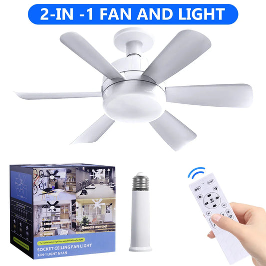 Screw It In and Cool Down: The Viral E26 Socket Fan Light Every Renter Needs