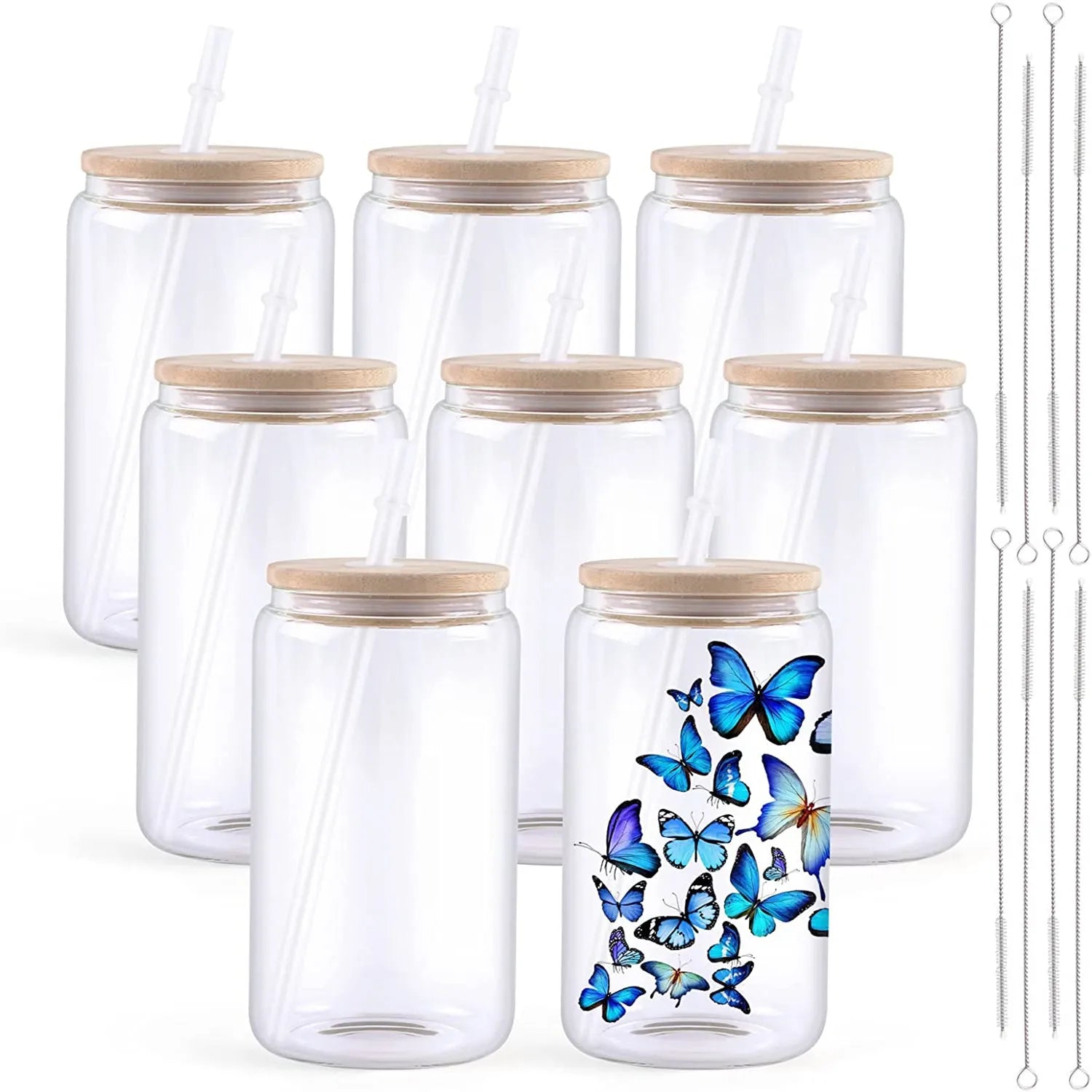 Master DIY Sublimation: HTVRONT 16oz Glass Tumblers ✨ | AlluCanFind