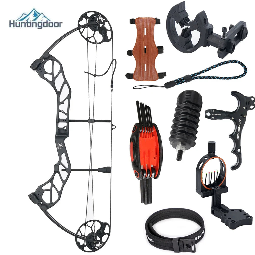 Master the Hunt: Pro 70lbs Adjustable Compound Bow Kit 🏹 | AlluCanFind