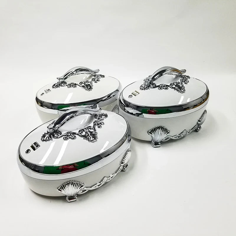 Insulated 3-Pc Food Warmer Set for Ramadan & Parties 🥘 | AlluCanFind