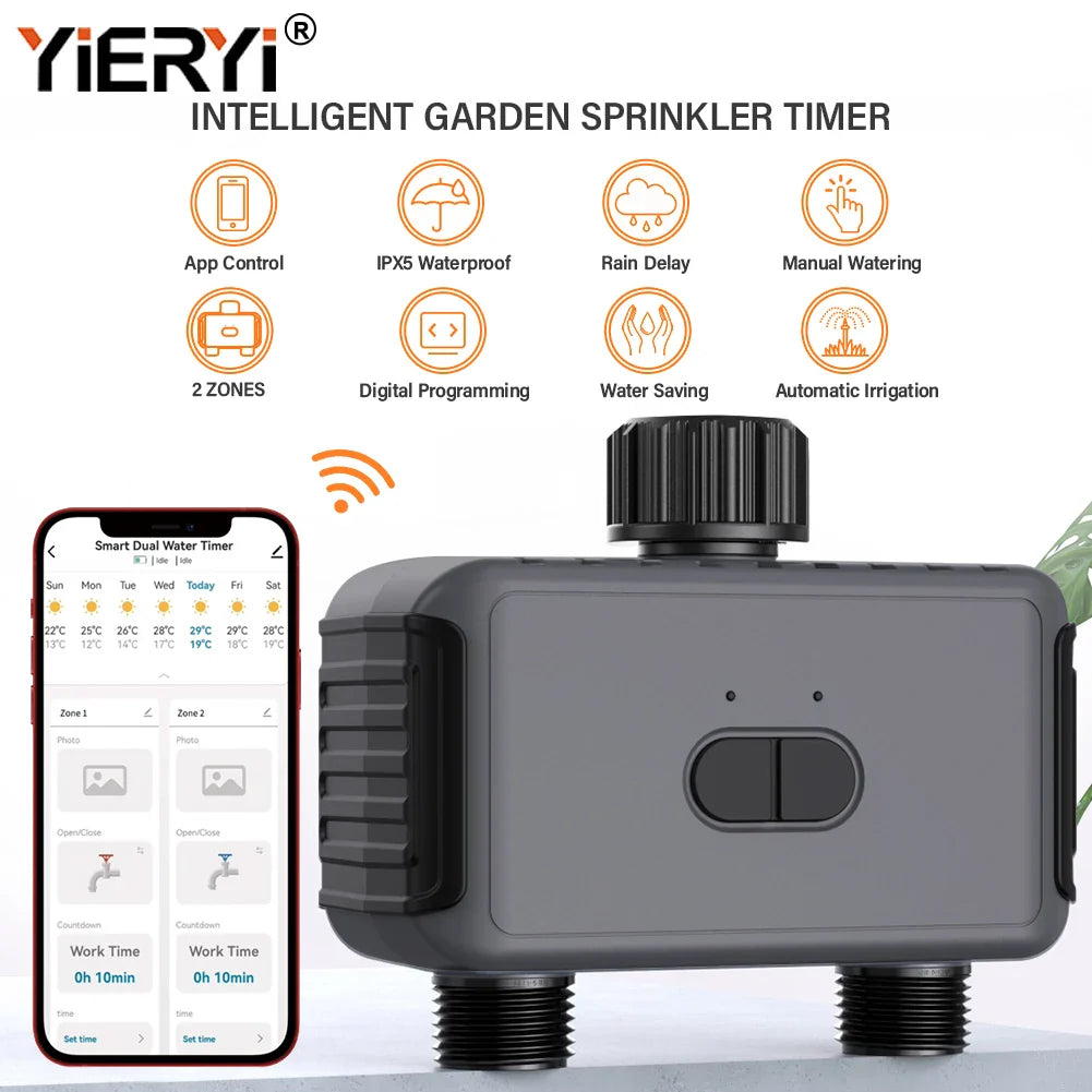 Effortless Watering with Tuya WIFI Smart Garden Timer 💧 | AlluCanFind