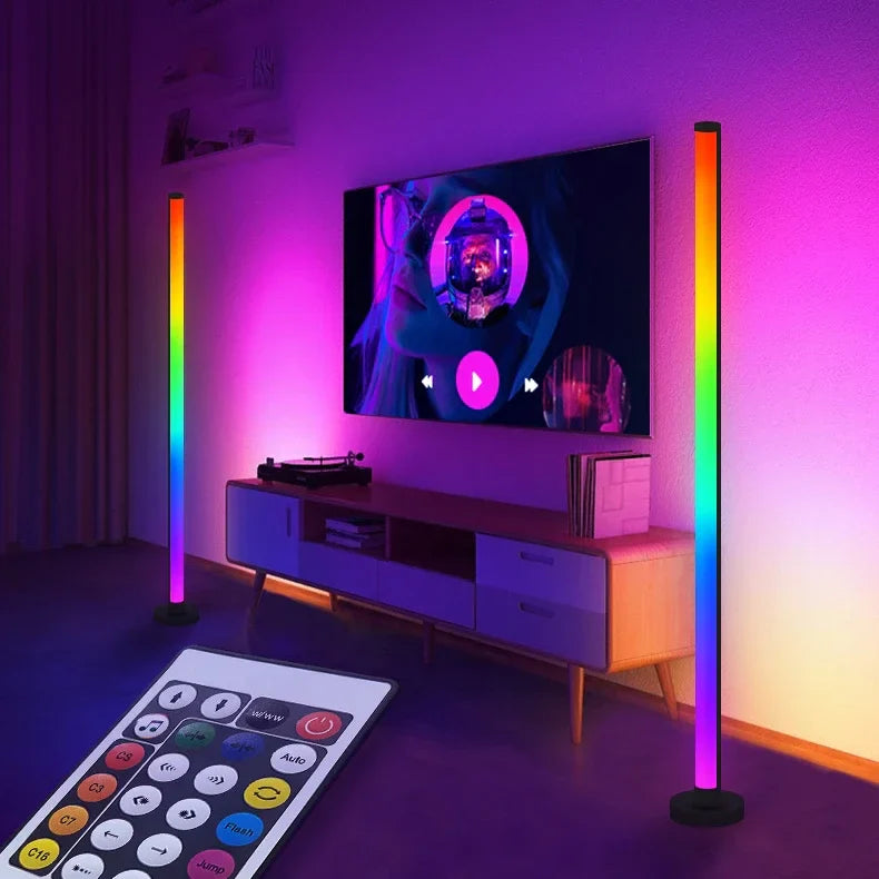 Transform Your Space: Smart Music Sync RGB Floor Lamps 🌈 | AlluCanFind