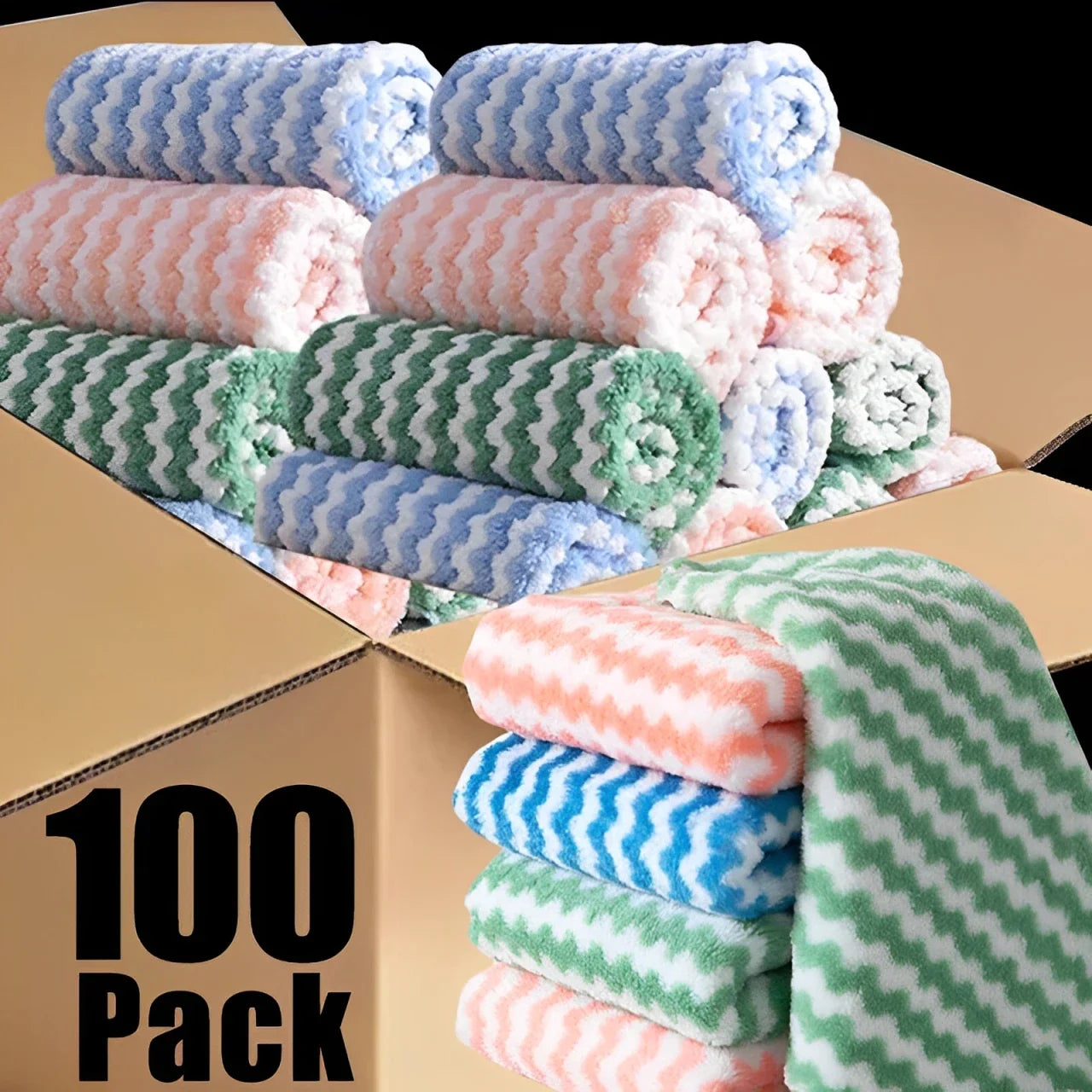 Upgrade to Thickened Ultra-Absorbent Velvet Dishcloths ✨ | AlluCanFind