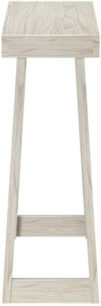 Plank+Beam Solid Wood Console Table, 46 Inch, Sofa Table, Narrow Entryway Table for Hallway, Behind The Couch, Living Room, Foyer, Easy Assembly, White Sand