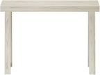 Plank+Beam Solid Wood Console Table, 46 Inch, Sofa Table, Narrow Entryway Table for Hallway, Behind The Couch, Living Room, Foyer, Easy Assembly, White Sand