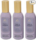 Bath and Body Works Concentrated Room Spray 1.5 oz each - Pack of 3 - Packaging May Vary (Linen and Lavender)