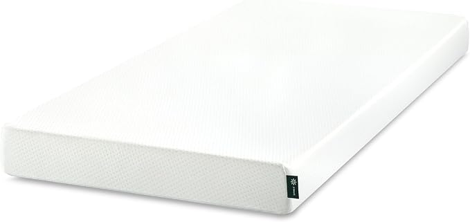 Zinus 5 Inch Twin Green Tea Memory Foam Mattress [New Version], Fiberglass Free, Medium Firm Feel, Zoned Pressure Relief, Certified Safe Foams & Fabric, Mattress in A Box