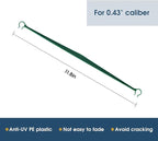 24 PCS Garden Stakes Arms for Tomato Cage 0.43 Inch Diameter Plant Stakes Trellis Connectors for Vegetable Garden Bracket Accessories 11.8 Inches