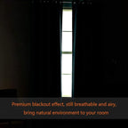 H.VERSAILTEX Blackout Patio Curtains 100 x 108 Inches for Sliding Door Extral Wide Blackout Curtain Panels Thermal Insulated Room Divider - Grommet Top, 9' Tall by 8.5' Wide - Cyan