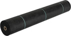 VEVOR 4FTx300FT Premium Heavy Duty Weed Barrier Landscape Fabric, 3.2OZ Woven Geotextile Fabric Under Gravel, High Permeability for Weed Blocker Weed Mat, Driveway Fabric, Weed Control Garden Cloth