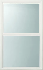 ODL Venting Entry Door Glass Replacement for Home Improvement - 24" x 38" Exterior or Front Door Inserts Glass Kit with Double Pane Tempered Clear Glass for House (Vertical Slide) - White Frame
