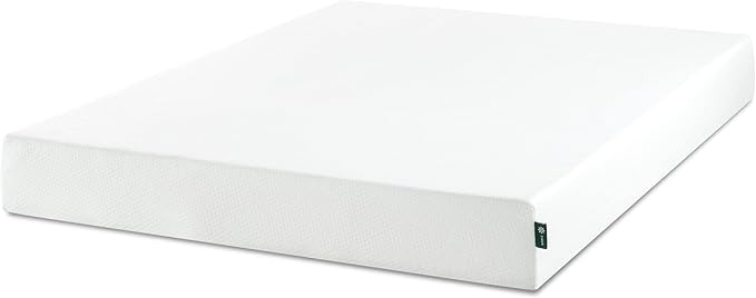 Zinus 8 Inch Twin Green Tea Memory Foam Mattress [New Version], Fiberglass Free, Medium Firm Feel, Zoned Pressure Relief, Certified Safe Foams & Fabric, Mattress in A Box