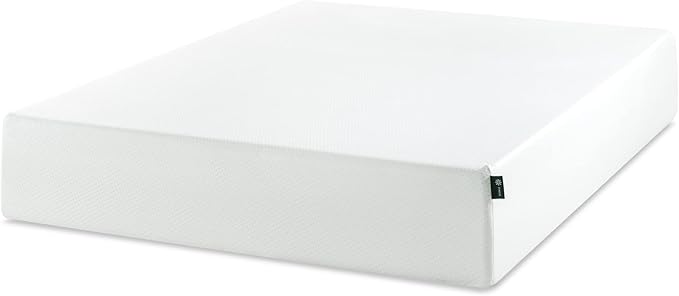 ZINUS Memory Foam 12 Inch Green Tea Mattress, King, White