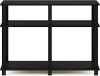 Furinno Romain Turn-N-Tube Stand for TV up to 40 Inch, 40-Inch, Espresso/Black