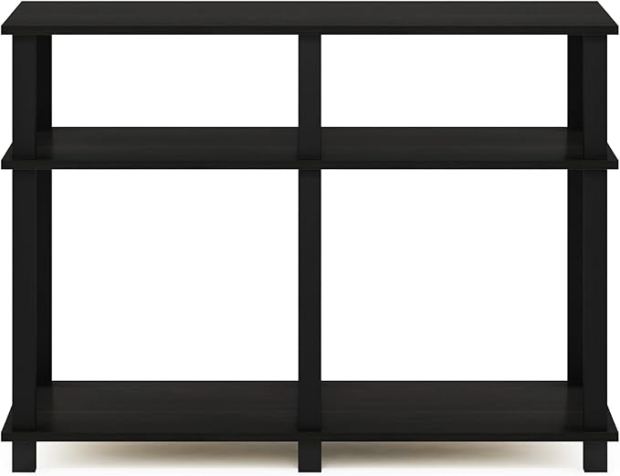 Furinno Romain Turn-N-Tube Stand for TV up to 40 Inch, 40-Inch, Espresso/Black