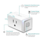 Kasa Smart Plug HS103P4, Smart Home Wi-Fi Outlet Works with Alexa, Echo, Google Home & IFTTT, No Hub Required, Remote Control, 15 Amp, UL Certified, 4-Pack, White