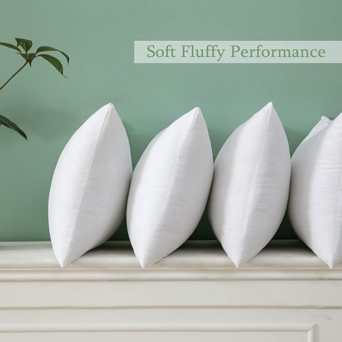 MIULEE Throw Pillow Insert Premium Pillow Stuffer Sham Rectangle Form for Decorative Cushion Bed Couch Sofa 22x32 Inch