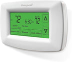 Honeywell Home RTH7600D 7-Day Programmable Touchscreen Thermostat, White