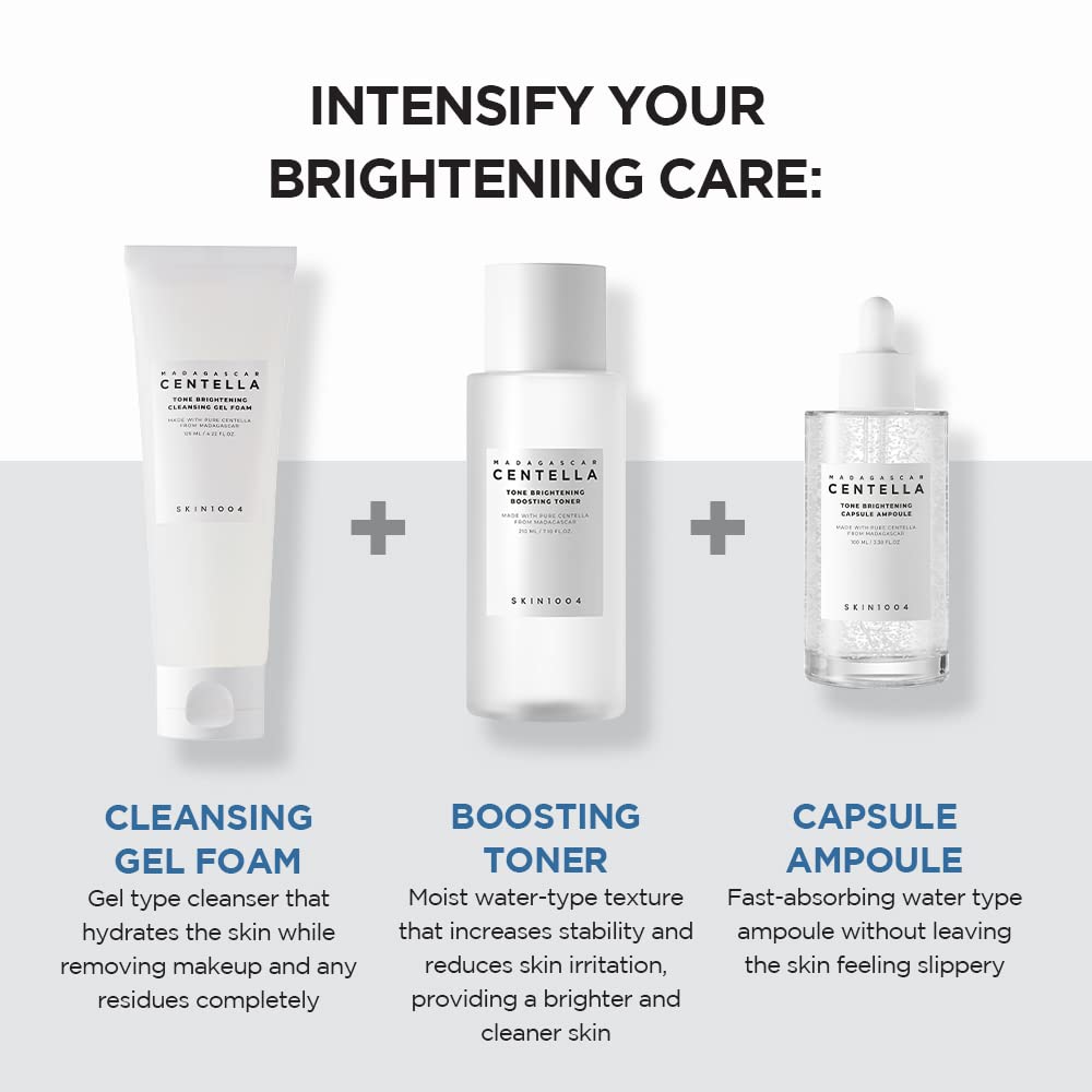 Centella Brightening Ampoule 100ml - Calming & Moisturizing for Sensitive Skin | AlluCanFind