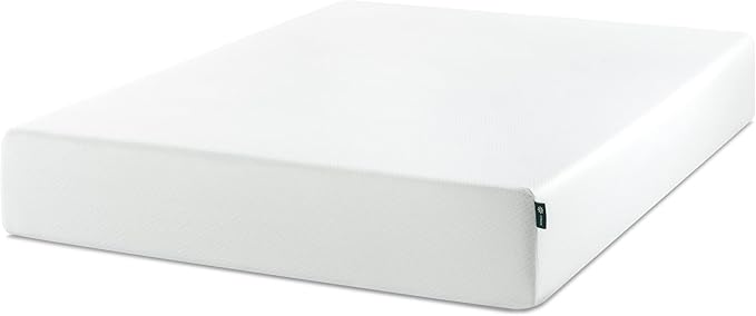 Zinus 10 Inch Twin Green Tea Memory Foam Mattress [New Version], Fiberglass Free, Medium Firm Feel, Zoned Pressure Relief, Certified Safe Foams & Fabric, Mattress in A Box