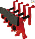Bessey BPC-H34,3/4-In. H Style Pipe Clamps - Incredibly Versatile,Easy To Assemble,Indespensable Workshop Clamp For Woodworking,Carpentry,Home Improvement,and DIY Projects,(Pack of 4)