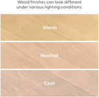 Plank+Beam Solid Wood Console Table, 36 Inch, Sofa Table, Narrow Entryway Table for Hallway, Behind The Couch, Living Room, Foyer, Easy Assembly, Blonde
