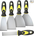 5Pcs Putty Knife, Set, 1" 2" 3" 4" 5" Scraper, Spackle Knife, Paint Scraper, Scraper Tool, No Rusting, Perfect For Repairing Drywall, Removing Wallpaper, Mud, Plaster Scraping